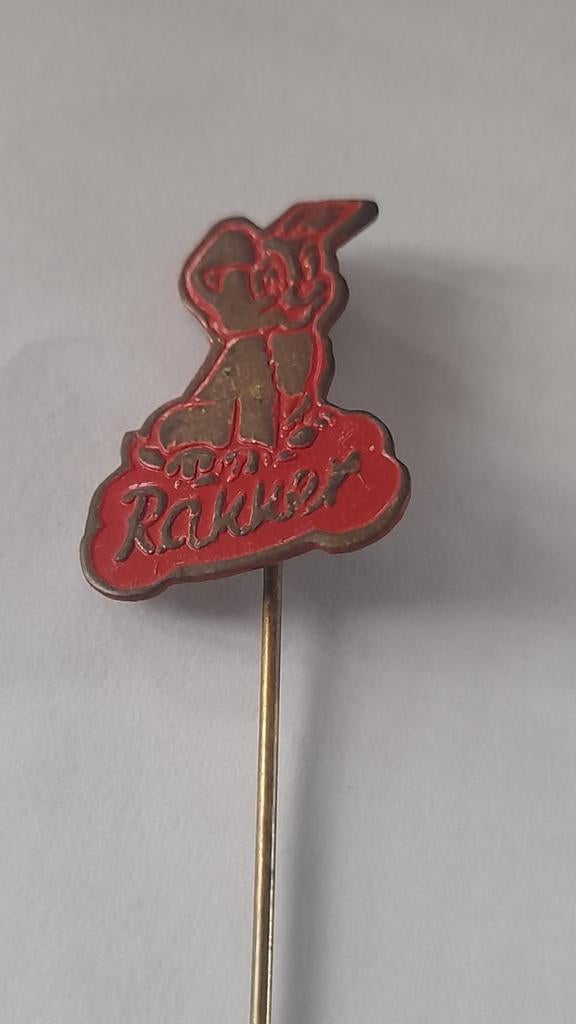 Rakker Speldje, Ophalen of Verzenden, Gebruikt, Figuurtje, Speldje of Pin