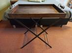 Butlertray, Huis en Inrichting, Tafels | Sidetables, Ophalen, Gebruikt, 50 tot 100 cm, Metaal