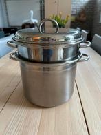ICM Le Pentole pannenset 20cm met stoominzet, Huis en Inrichting, Keuken | Potten en Pannen, Keramische plaat, Pannenset, Ophalen of Verzenden