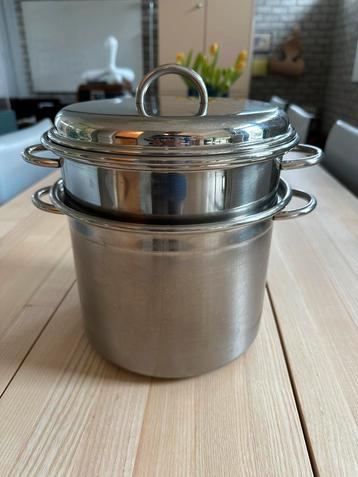 ICM Le Pentole pannenset 20cm met stoominzet beschikbaar voor biedingen