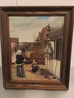 Pieter de Hooch 1629 - 1683 schilderij, Ophalen of Verzenden