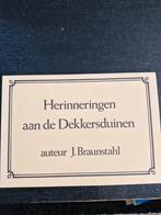 Den haag. Herrineringen aan de Dekkersduinen, Ophalen of Verzenden, 20e eeuw of later, Zo goed als nieuw