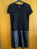 Claudia Strater jurk leer en suede donkerblauw 36, Blauw, Ophalen of Verzenden, Zo goed als nieuw, Claudia Sträter