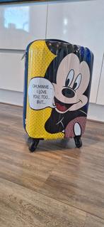 Disney Mickey Mouse Kinderkoffer – Uniek & Kleurrijk!, Wieltjes, Hard kunststof, Minder dan 50 cm, Ophalen of Verzenden