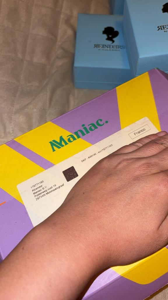 Maniac nagelset, Sieraden, Tassen en Uiterlijk, Uiterlijk | Cosmetica en Make-up, Zo goed als nieuw, Handen en Nagels, Overige kleuren