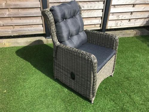 Luxe verstelbare tuinstoel met dikke kussens Ronddraad, Tuin en Terras, Tuinstoelen, Nieuw, Wicker, Verstelbaar, Ophalen