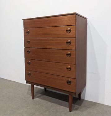 Mid-century ladekast, jaren 60.   beschikbaar voor biedingen