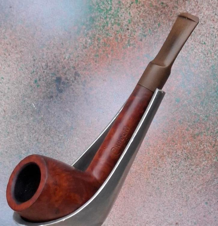 Pijp. ChacoM.  Match. 210. Oud. 13.5 cm., Verzamelen, Rookartikelen, Aanstekers en Luciferdoosjes, Zo goed als nieuw, (Water)pijp