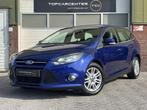 Ford Focus Wagon 1.0 Edition Plus/CLIMA/PARKS/CRUISE/APK/NAP, Auto's, Euro 5, 125 pk, Gebruikt, Blauw
