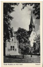Schoorl - Oude raadhuis met NH kerk  - 25209, Ophalen of Verzenden, 1940 tot 1960, Ongelopen, Noord-Holland