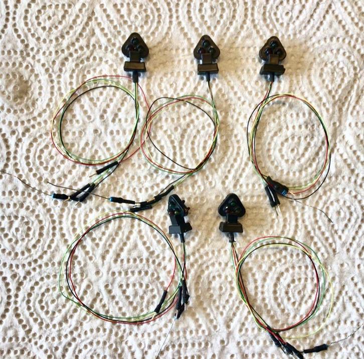 Mooie NS dwerglichtseinen H0, 5 stuks, Hobby en Vrije tijd, Modeltreinen | H0, Nieuw, Overige typen, Gelijkstroom of Wisselstroom