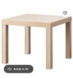 Ikea Lack salontafel, Ophalen, Gebruikt, 50 tot 100 cm, Vierkant