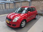 Suzuki Swift 1.3 5D 2008 Rood, Auto's, Voorwielaandrijving, Zwart, 400 kg, Leder en Stof