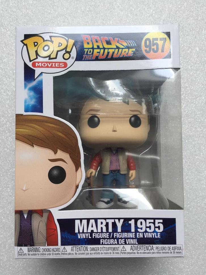 Funko Pop! - Back To The Future - 957 Marty McFly 1955 Nieuw, Verzamelen, Poppetjes en Figuurtjes, Nieuw, Ophalen of Verzenden