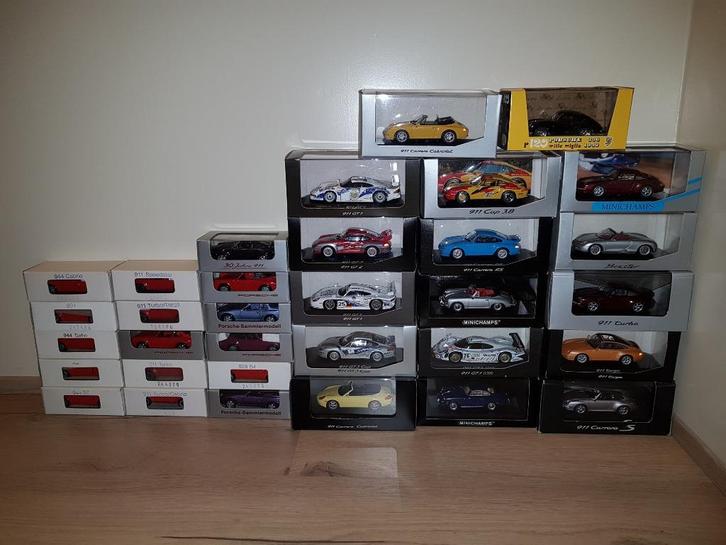 Grote collectie VW, Audi en Porsche schaalmodellen, Hobby en Vrije tijd, Modelauto's | 1:43, Nieuw, Auto, Overige merken, Ophalen