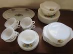 Set Arcopal met fruitmotief, Huis en Inrichting, Keuken | Servies, Ophalen, Gebruikt, Overige typen, Glas