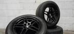 18" Porsche Macan originele breedset velgen zwart, 18 inch, Gebruikt, Banden en Velgen, 235 mm