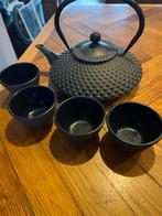 Bredemeijer Gietijzeren Theepot met 4 Kopjes, Ophalen of Verzenden, Zo goed als nieuw