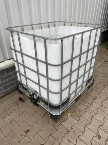 Te koop ibc container vat houtrek krat opslag water voerbak beschikbaar voor biedingen