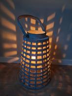 Grote houten lantaarn windlicht, Antiek en Kunst, Ophalen of Verzenden