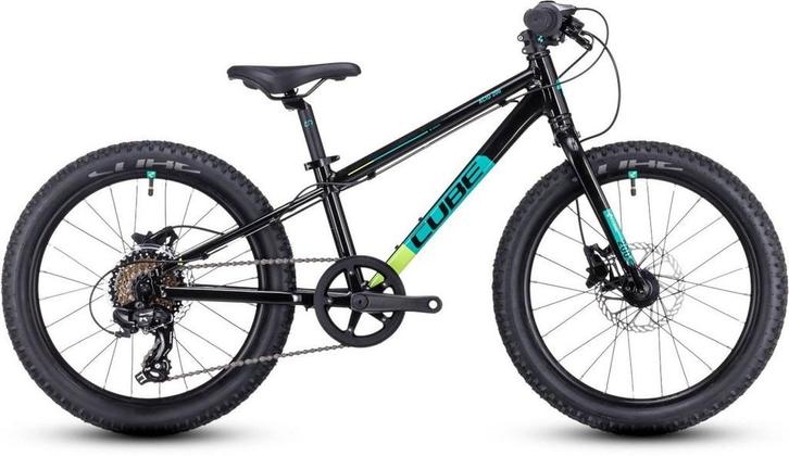 CUBE ACID 200 DISC BLACK/GREEN 2023 Black/green 26cm 20" 202, Fietsen en Brommers, Fietsen | Kinderfietsjes, Nieuw