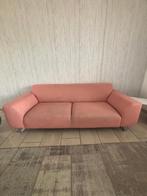 Zalmroze bank met 2 hoezen, Ophalen, Gebruikt, 150 tot 200 cm, Tweepersoons