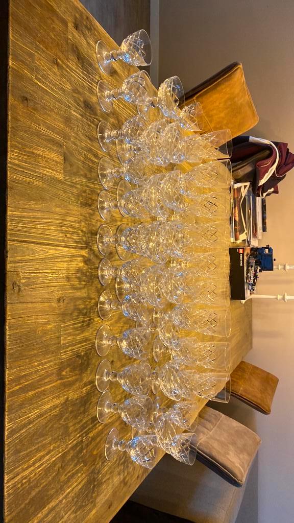 Vintage kristallen servies merk Windsor, Antiek en Kunst, Antiek | Servies compleet, Ophalen of Verzenden