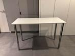 Bartafel / tafel met uitschuifbare poten 140x60x 62-100, Ophalen, 100 tot 150 cm, Zo goed als nieuw, Rechthoekig
