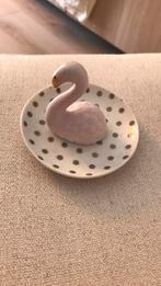 Sieraden schaaltje flamingo, Schaal, Rond, Nieuw, Ophalen of Verzenden