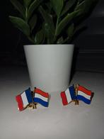 Nederland Frankrijk vlag Vriendschapsspeldje., Verzamelen, Militaria | Tweede Wereldoorlog, Nederland, Ophalen of Verzenden