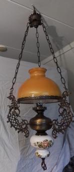 Mooie antieke hanglamp / olielamp (diameter 30 cm) - vintage, Ophalen