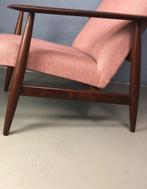 Scandinavisch teak 'heren' fauteuil, Ophalen, Hout, Minder dan 75 cm, Vintage