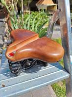 Hygia Lepper fiets zadel leer cognac bruin, Ophalen of Verzenden, Algemeen, Zadel