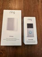 Ring Video Deurbel (2e gen) + Chime - Zo goed als nieuw!, Ophalen of Verzenden, Zo goed als nieuw