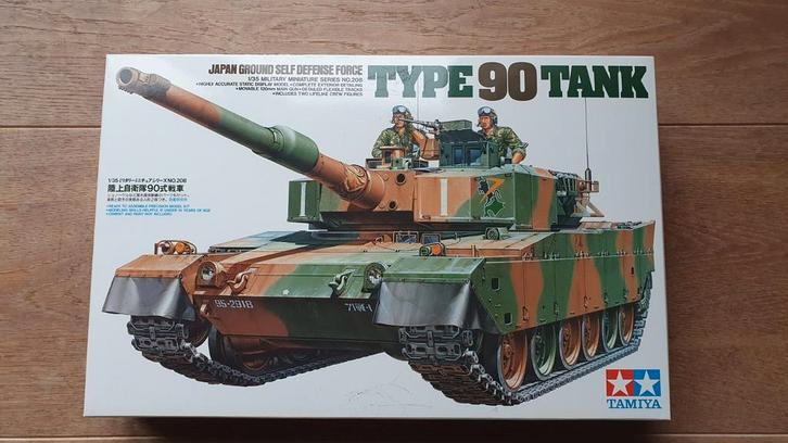 Tamiya 1/35 Type 90 Japanese MBT, Hobby en Vrije tijd, Modelbouw | Auto's en Voertuigen, Nieuw, Tank, 1:32 tot 1:50, Tamiya, Ophalen of Verzenden