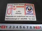 sticker deurne quick-service m joosten lpg inbouw vialle, Ophalen, Zo goed als nieuw, Bedrijf of Vereniging