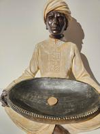 Oosters beeldje met schaal - Moorman - 24 x 30 cm - Vintage, Ophalen of Verzenden