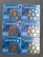 6x First Official Issue of the Euro Coins munten BU-Jaarsets, Postzegels en Munten, Ophalen of Verzenden, Vaticaanstad, Overige waardes