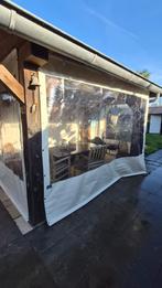 bovenkant transparant ,onderkant wit .Handig op te rollen, Ophalen, Zo goed als nieuw