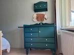 Vintage commode met wandkastje, Ophalen, Gebruikt, 50 tot 70 cm, 100 cm of meer