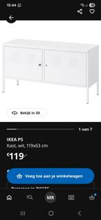 Ikea PS kast wit 119x63, Ophalen, Gebruikt, 25 tot 50 cm, 50 tot 100 cm