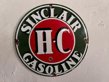 Reclameborden emaille gas bar mancave pompschilden  beschikbaar voor biedingen