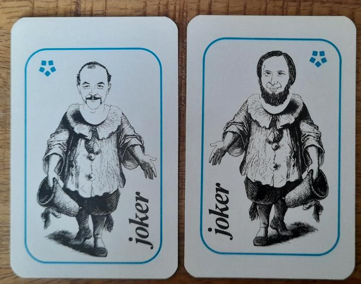 2 Hoogovens jokers jaren 1980, Verzamelen, Speelkaarten, Jokers en Kwartetten, Zo goed als nieuw, Ophalen of Verzenden