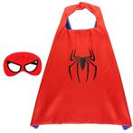 Spiderman cape + masker + Hanger - 3/9 jaar- 98 tm128, Kinderen en Baby's, Ophalen of Verzenden