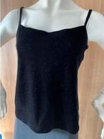 Zwarte fluwelen Top Hemdje met Secret Shape, Kleding | Dames, Miss Perfect, Zwart, Maat 42/44 (L), Ophalen of Verzenden