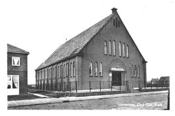 700398	Stavenisse	Oud Geref Kerk 1963	Zeeland	Nette oude kaa