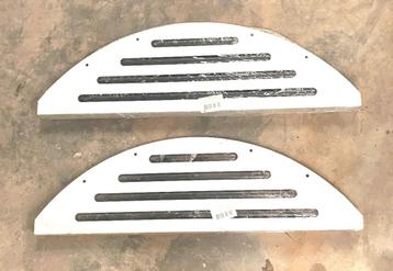Trapmatten aluminium - rubber strepen. beschikbaar voor biedingen