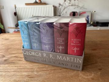 Game of Thrones Leather Boxset Boeken (Nieuw) beschikbaar voor biedingen