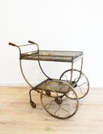 Gouden vintage trolley. Retro serveerwagen - Svenskt Tenn, Huis en Inrichting, Ophalen, O, Svenskt Tenn, O