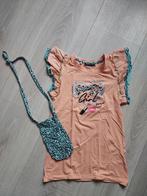 Oranje tshirt 146 met tasje, Kinderen en Baby's, Kinderkleding | Maat 146, Persival, Meisje, Ophalen of Verzenden, Zo goed als nieuw